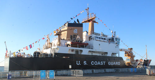 US Coast Guard ship in Cleveland